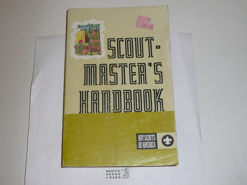 1972 Scoutmasters Handbook, Sixth Edition, Second Printing, Very Good Condition