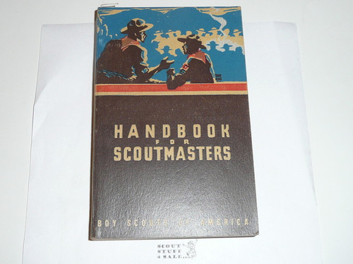 1947 Handbook For Scoutmasters, Fourth Edition, First Printing, MINT Condition