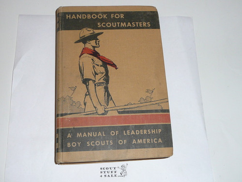 1945 Handbook For Scoutmasters, Third Edition, Volume 1, Thirteenth printing (10-45), very good Condition