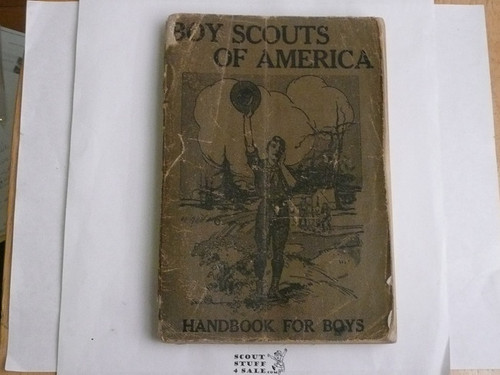 1911 Boy Scout Handbook, First Edition, PROOF PRINTING, 320 Pages, Some Cover and Spine Wear, RARE