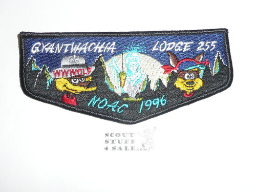 Order of the Arrow Lodge #255 Gyantwachia s17 1996 NOAC Flap Patch