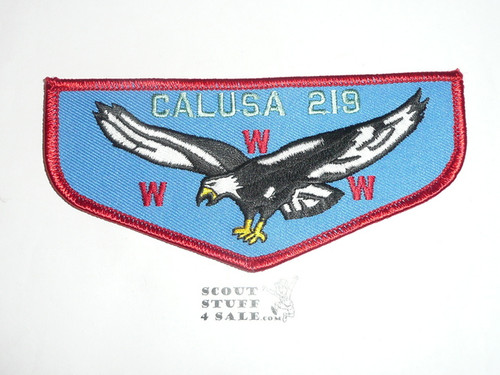 Order of the Arrow Lodge #219 Calusa zf8 Flap Patch