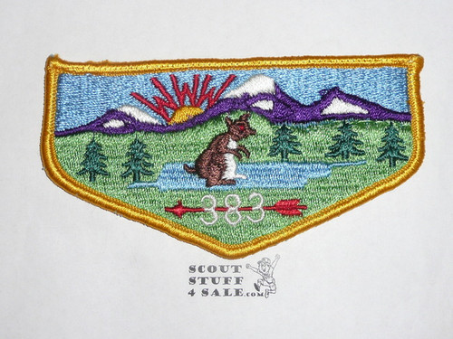Order of the Arrow Lodge #383 Tahosa s4a Flap Patch