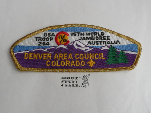 1987-88 World Jamboree JSP - Denver Area Council