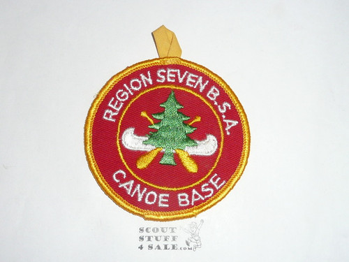 Region Seven Explorer Canoe Base Patch with button loop