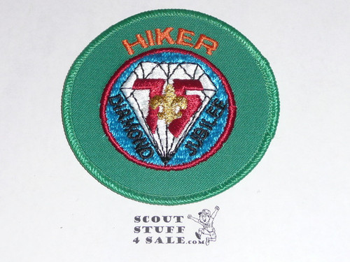 75th BSA Anniversary Patch, Hiker