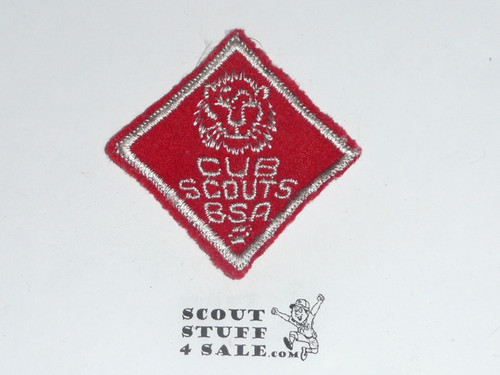 Lion Cub Scout Rank, felt, lt use