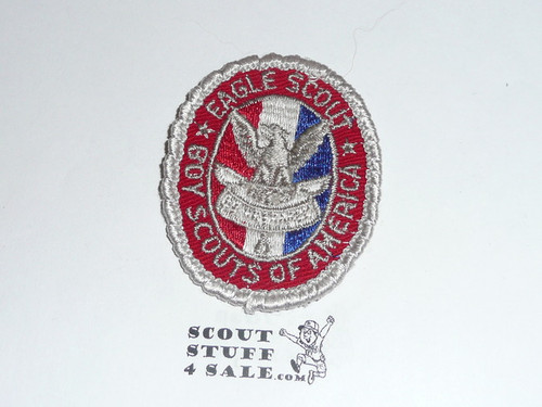 Eagle Scout Patch, Type 3C, 1956-1972, used