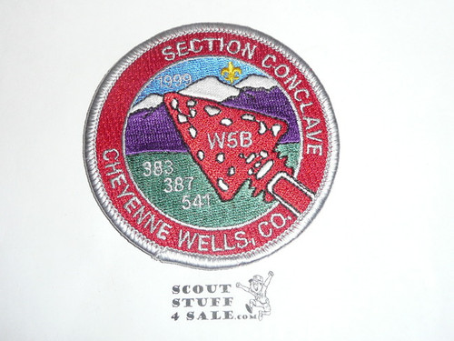 Section / Area W5B Order of the Arrow Conference Patch, 1999