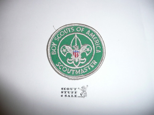 Scoutmaster Patch (SM6), Gauze back, 1970-1972