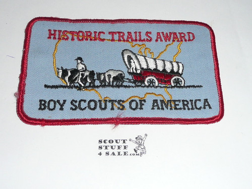 Historic Trails Award Patch, High Adventure Hiking Award