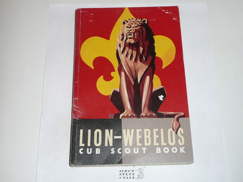 1961 Lion Cub Scout Handbook, 11-61 Printing, Near MINT