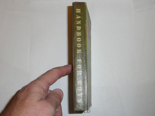 1948 Boy Scout Handbook, Fifth Edition, First Printing, Don Ross Cover Artwork, near MINT condition, front cover cardboard extends over edge of book and has chipping, seven stars on last page