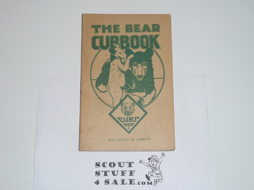 1943 Bear Cub Scout Handbook, 3-46 Printing, MINT condition