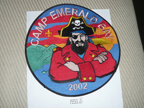 2002 Camp Emerald Bay Large Jacket Patch