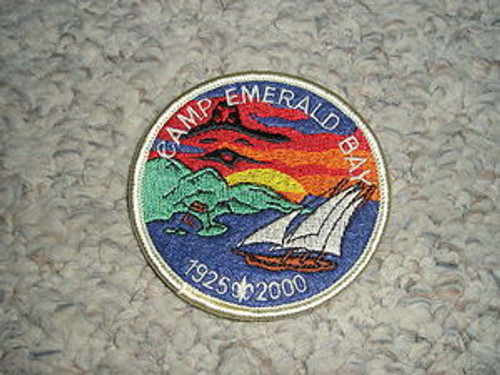 2000 Camp Emerald Bay STAFF Patch - 75th Anniversary