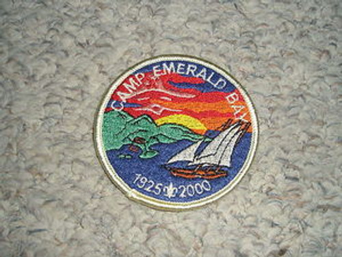 2000 Camp Emerald Bay COMMEMORATIVE Patch - 75th Anniversary