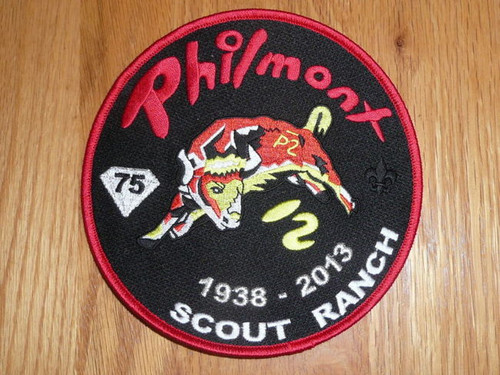 Philmont Scout Ranch 75th Anniversary Bull Jacket Patch