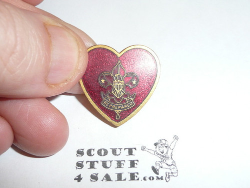 Life Scout Rank Pin, Large Spin lock Clasp, 24mm Tall