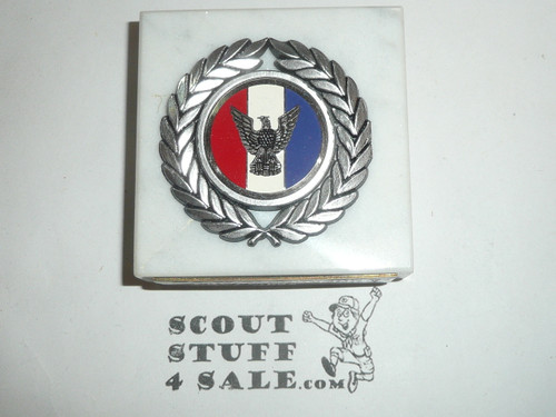 Old Eagle Scout Paperweight - In Original box