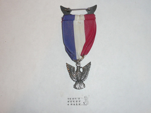Eagle Scout Medal, Stange 3 (Goose Neck), 1974-1978, MINT unused condition