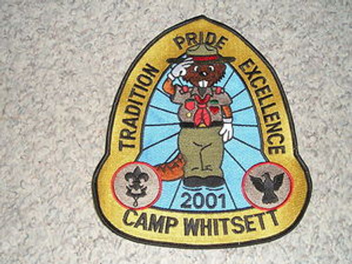 2001 Camp Whitsett Back/Jacket Patch - Scout