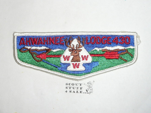 Order of the Arrow Lodge #430 Ahwahnee s12 Flap Patch