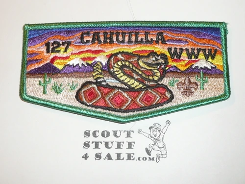 Order of the Arrow Lodge #127 Cahuilla s13 Flap Patch