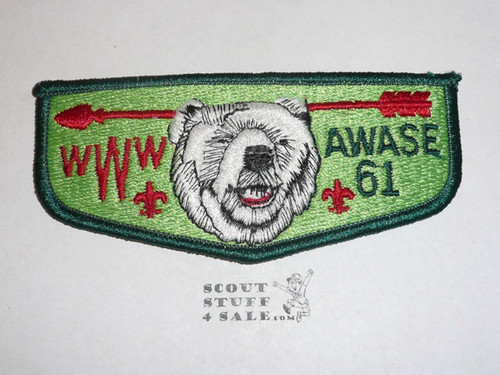 Order of the Arrow Lodge #61 Awase s Flap Patch - Boy Scout