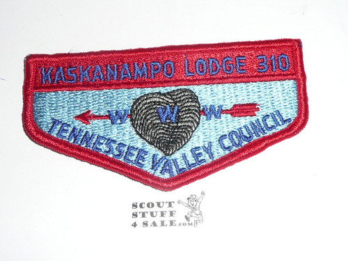 Order of the Arrow Lodge #310 Kaskanampo s1 Flap Patch