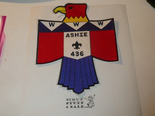 Order of the Arrow Lodge #436 Ashie J2 Thunderbird Jacket Patch-Scout