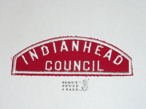 Indianhead Council Red/White Council Shoulder Patch - Boy Scout