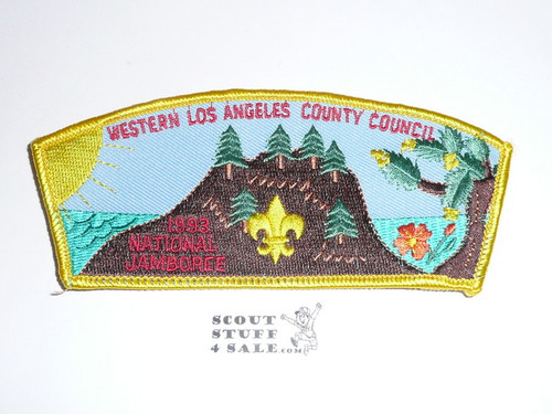 1993 National Jamboree JSP - Western Los Angeles County Council JSP, yellow bdr