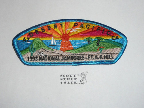 1993 National Jamboree Desert Pacific Council JSP Shoulder Patch - Scout