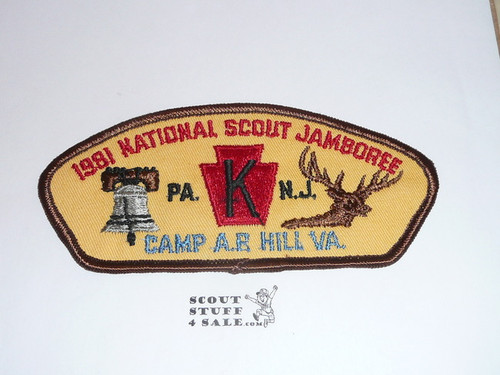 1981 National Jamboree JSP - Keystone Council Contingent