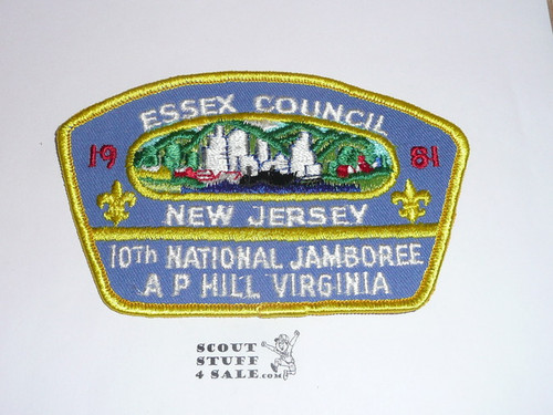 1981 National Jamboree JSP - Essex Council Contingent