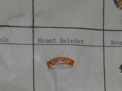 Mount Rainier Council CSP Shaped Pin - Scout