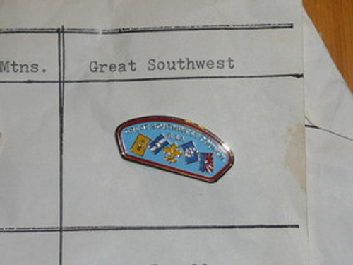 Great Southwest Council CSP Shaped Pin - Scout