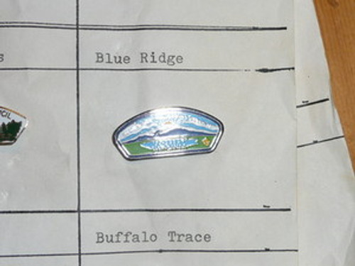 Blue Ridge Council CSP Shaped Pin - Scout