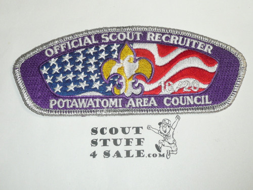 Potawatomi Area Council sa82 #16/20 CSP - Scout