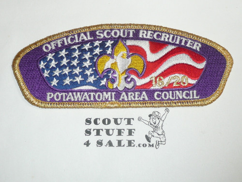 Potawatomi Area Council sa83 #16/20 CSP - Scout