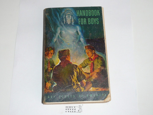 1958 Boy Scout Handbook, Fifth Edition, Twelfth Printing, Very Good condition