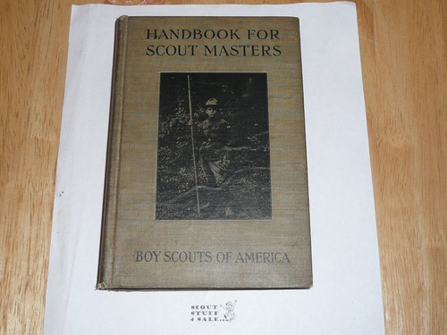 1914 Handbook For Scout Masters, First Edition, Lt wear to covers, insides MINT