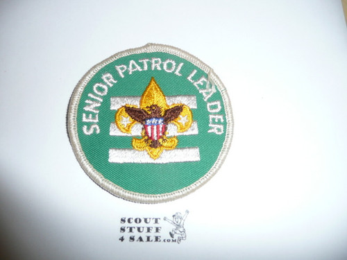 Senior Patrol Leader Patch - 1971 - 1989 - (S8)