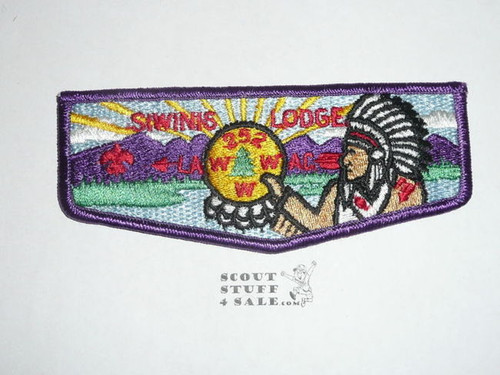 Order of the Arrow Lodge #252 Siwinis solid Flap Patch - Boy Scout