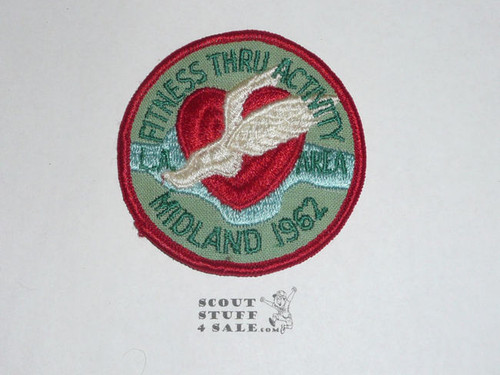 Los Angeles Area Council 1962 Midland District FitnessThru Activity Patch