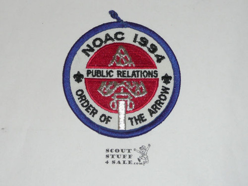 1994 National Order of the Arrow Conference NOAC Public Relations Patch