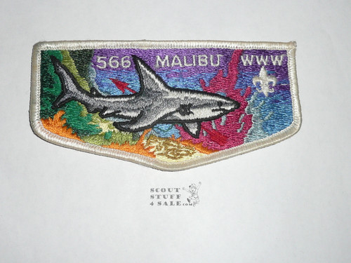 Order of the Arrow Lodge #566 Malibu s6 Flap Patch, all varieties available