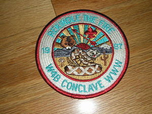 Section W4B 1987 O.A.Conference Patch - Scout