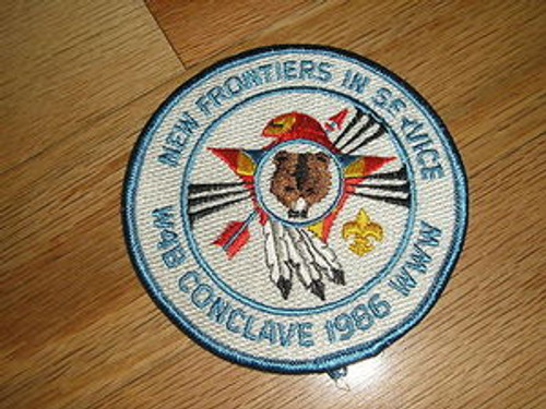 Section W4B 1986 O.A.Conference Patch - Scout